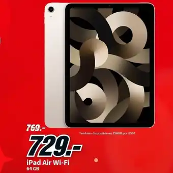 MediaMarkt Ipad air wifi oferta
