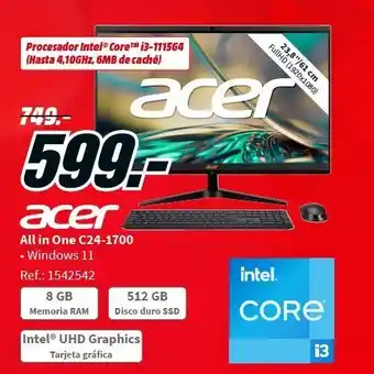 MediaMarkt Monitor acer oferta