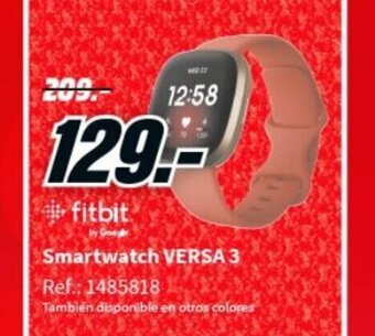 MediaMarkt Smartwatch VERSA 3 FITBIT oferta