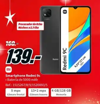 MediaMarkt Smartphone redmi 9c oferta