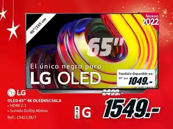 MediaMarkt OLED 65" 4K OLED65C56LA oferta