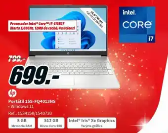 MediaMarkt Portátil 155-FQ4013NS oferta