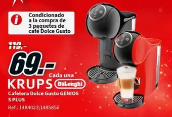 MediaMarkt Cafetera dolce gusto GENIOS 5 PLUS oferta