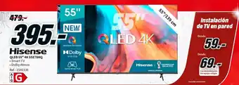 MediaMarkt QLED 55" 4K 55E78HQ HISENSE oferta