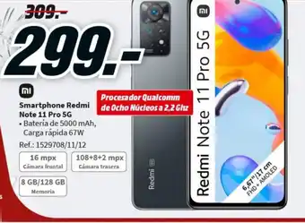 MediaMarkt Smartphone redmi note 11 pro 5G oferta