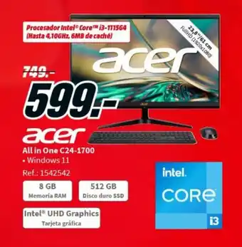 MediaMarkt All in one C24-1700 ACER oferta