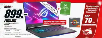 MediaMarkt Portátil gaming G513IC-HN004W ASUS oferta