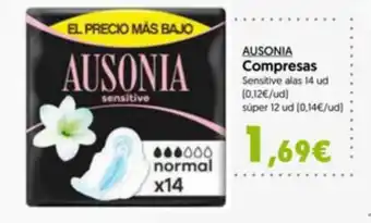 Hiper Usera Compresas AUSONIA oferta