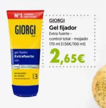 Hiper Usera Gel fijador GIORGI oferta