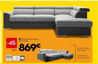 Conforama Daytona Rinconera con Cama oferta