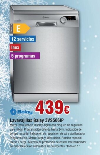 FROIZ Lavavajillas balay 3VS506IP oferta