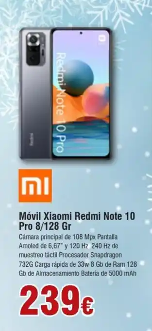 FROIZ Móvil xiaomi redmi note 10 pro 8/128 gr oferta
