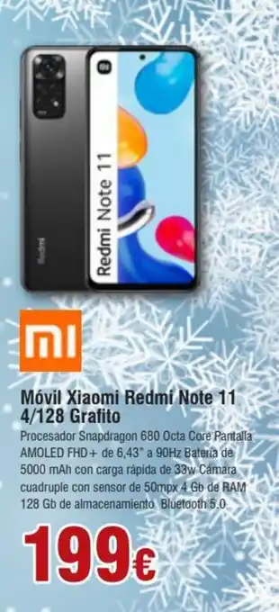 FROIZ Móvil xiaomi redmi note 11 4/128 gratito oferta