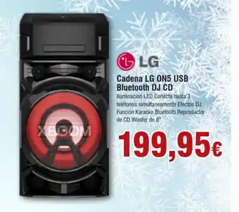 FROIZ Cadena LG ON5 USB bluetooth DJ CD oferta