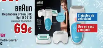 FROIZ Depiladora braun silk epil 5 5610 oferta