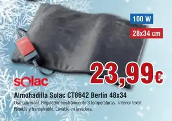 FROIZ Almohadilla solac CT8642 berlin 48x34 oferta