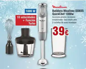 FROIZ Batidora moulinex DD655 quickchef 1000w oferta
