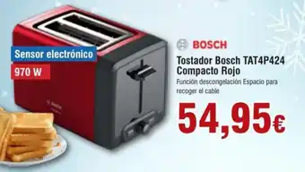 FROIZ Tostador bosch TAT4P424 compacho rojo oferta