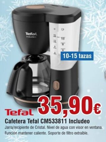 FROIZ Cafetera tefal CM533811 includeo oferta