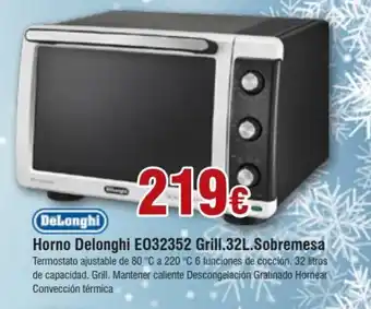 FROIZ Horno delonghi EO32352 grill.32L.sobremesa oferta