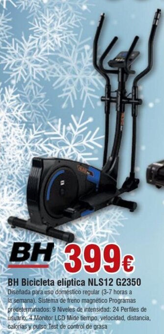 FROIZ BH bicicleta eliptica NLS12 G2350 oferta