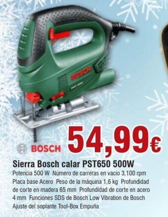 FROIZ Sierra bosch calar PST650 500W oferta