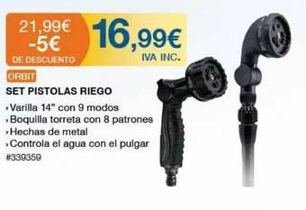Costco Orbit Set Pistolas Riego #339359 oferta