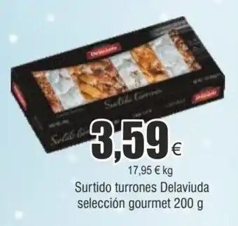 FROIZ Surtido turrones delaviuda selección gourmet 200 g oferta