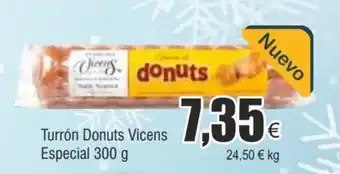 FROIZ Turrón donuts vicens especial 300 g oferta