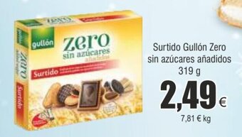 FROIZ Surtido gullón zero sin azúcares añadidos 319 g oferta