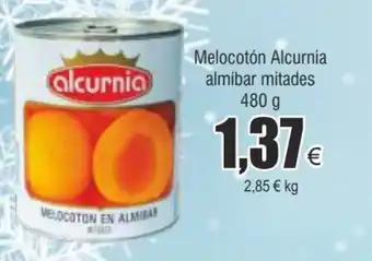 FROIZ Melocotón alcurnia almibar mitades 480 g oferta