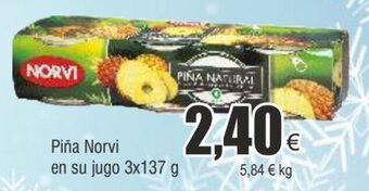 FROIZ Piña norvi en su jugo 3x137 g oferta