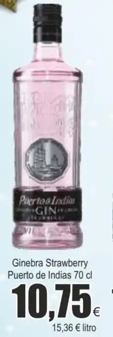 FROIZ Ginebra strawberry puerto de indias 70 cl oferta