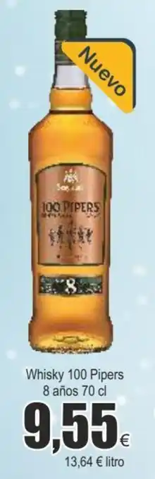 FROIZ Whisky 100 pipers 8 años 70 cl oferta
