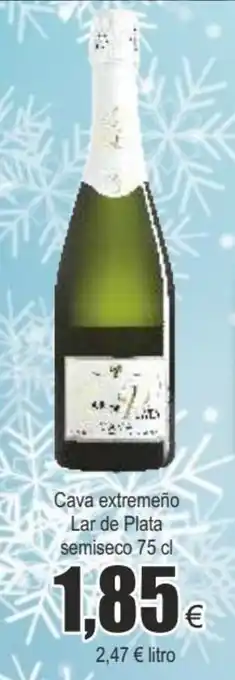 FROIZ Cava extremeño lar de plata semiseco 75 cl oferta