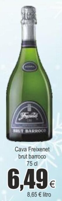 FROIZ Cava freixenet brut barroco 75 cl oferta