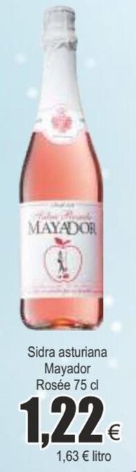 FROIZ Sidra asturiana mayador rosée 75 cl oferta