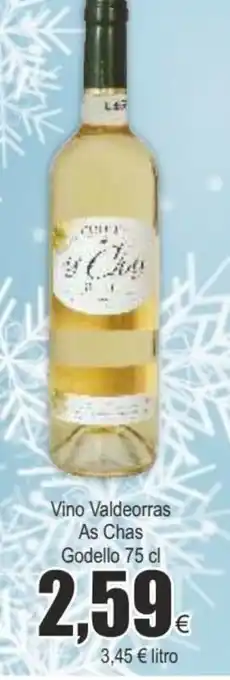 FROIZ Vino valdeorras as chas godello 75 cl oferta