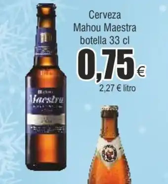 FROIZ Cerveza mahou maestra botella 33 cl oferta