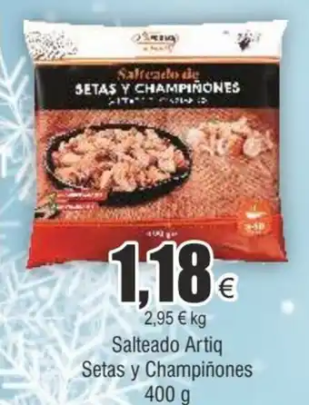 FROIZ Salteado artiq setas y champiñones 400 g oferta