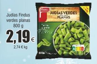 FROIZ Judias findus verdes planas 800 g oferta