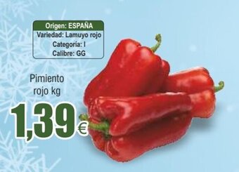 FROIZ Pimiento rojo kg oferta