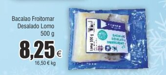 FROIZ Bacalao froitomar desalado lomo 500 g oferta
