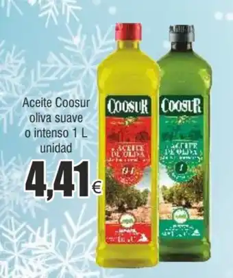 FROIZ Aceite coosur oliva suave o intenso 1 L unidad oferta