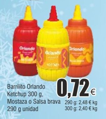 FROIZ Barrilito orlando ketchup 300 g oferta