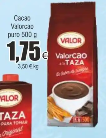 FROIZ Cacao valorcao puro 500 g oferta