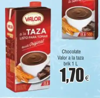 FROIZ Chocolate valor a la taza brik 1 L oferta
