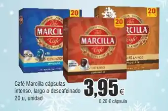 FROIZ Café marcilla cápsulas intenso oferta