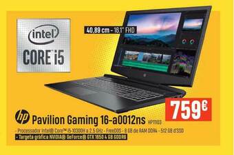 Beep Hp Pavillon Gaming 16-a0012ns HP11103 oferta