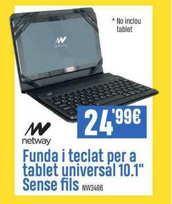 Beep Netway Funa I Teclat Per A Tablet Universal 10.1'' Sense Fils NW3496 oferta